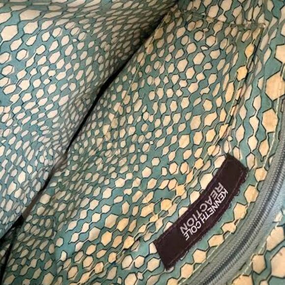 Pale Yellow Kenneth Cole Reaction Shoulder Bag - Picture 5 of 6